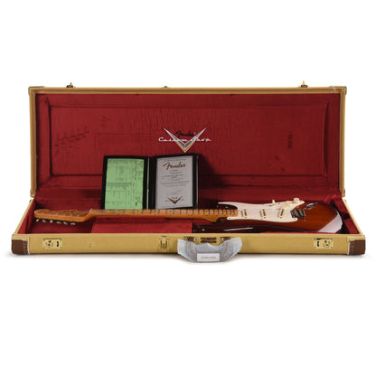 Fender Custom Shop Limited Edition 1956 Stratocaster Journeyman Relic Aged Violin Burst Electric Guitars