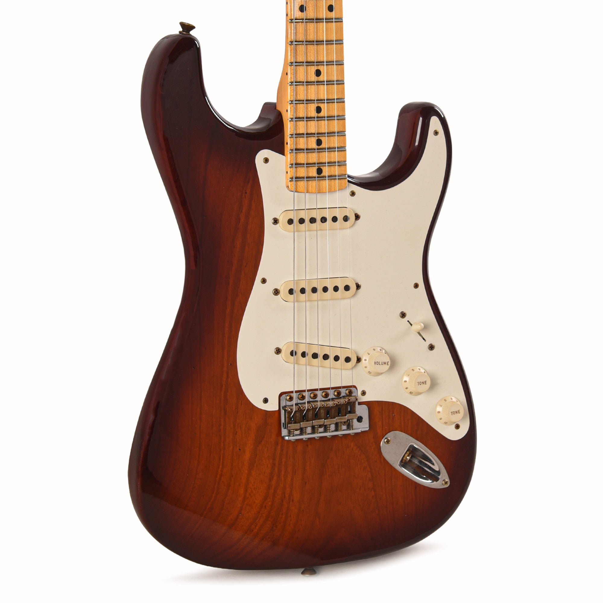 Fender Custom Shop Limited Edition 1956 Stratocaster Journeyman Relic Aged Violin Burst Electric Guitars