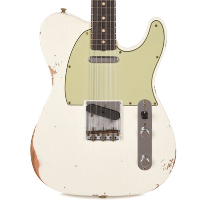 Fender Custom Shop Limited Edition 1963 Telecaster Relic Olympic White Electric Guitars