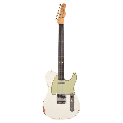 Fender Custom Shop Limited Edition 1963 Telecaster Relic Olympic White Electric Guitars