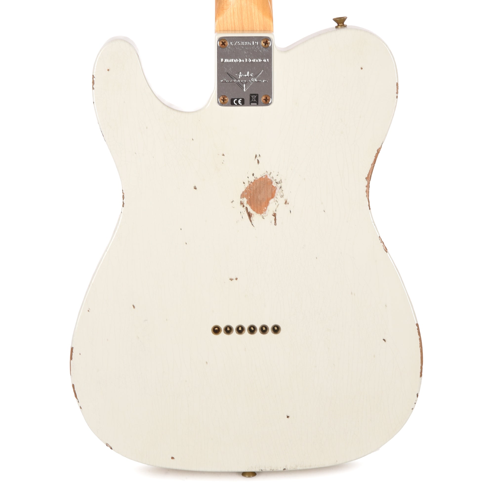 Fender Custom Shop Limited Edition 1963 Telecaster Relic Olympic White Electric Guitars