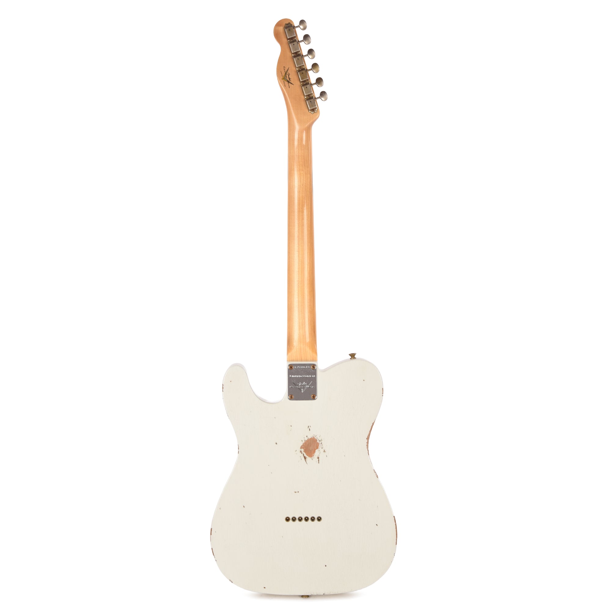 Fender Custom Shop Limited Edition 1963 Telecaster Relic Olympic White Electric Guitars