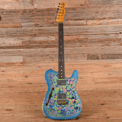 Fender Custom Shop Limited Edition 1972 Telecaster Thinline Rosewood Relic w/Trem Blue Flower 2019 Electric Guitars