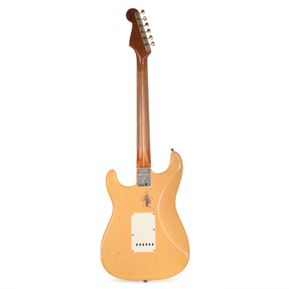 Fender Custom Shop Limited Edition '50s Dualmag II Compound Radius Stratocaster Relic Aged Nocaster Blonde Electric Guitars