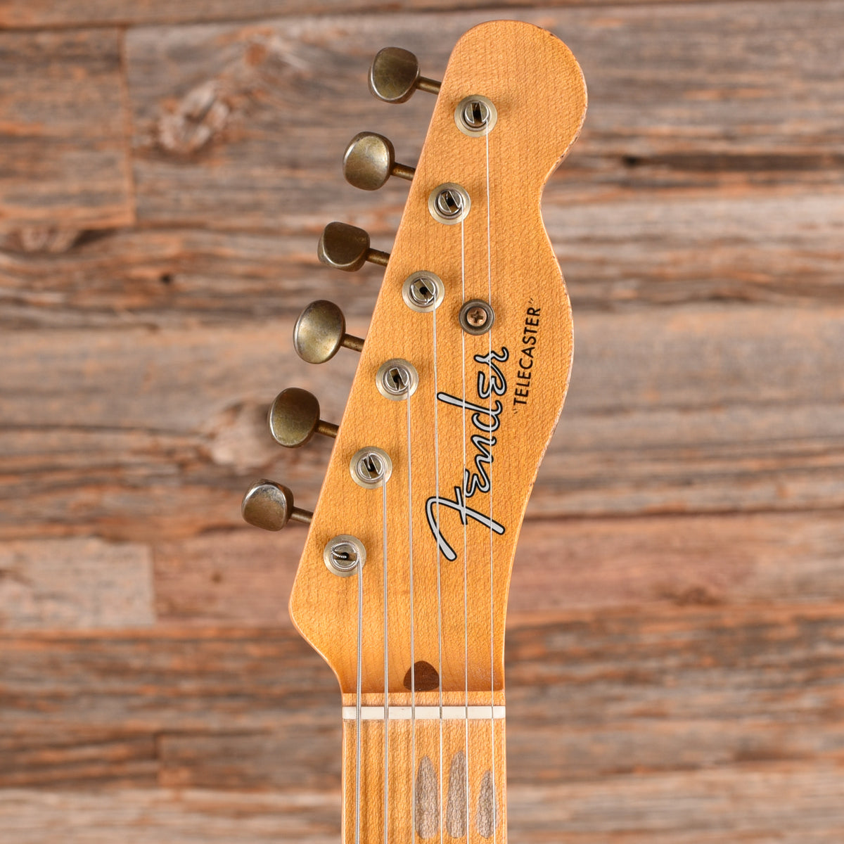 Fender Custom Shop Limited Edition '50s Telecaster Custom Thinline Heavy Relic Seafoam Green Over Sunburst 2024 Electric Guitars