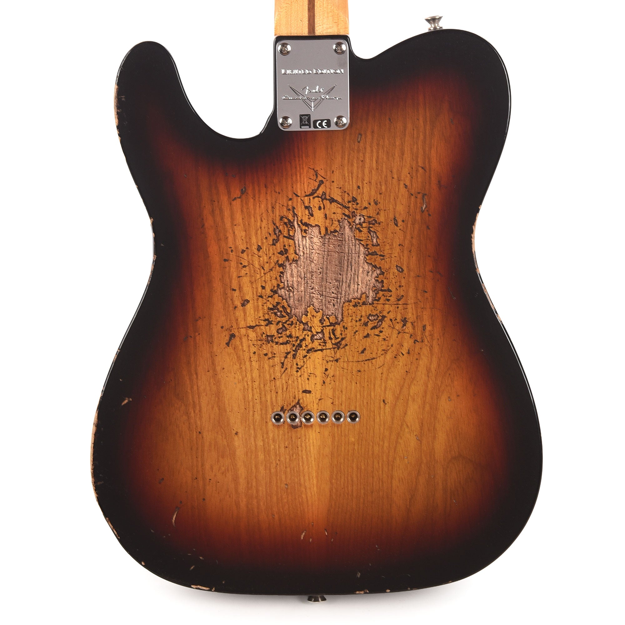 Fender Custom Shop Limited Edition '50s Thinline Telecaster Heavy Relic Antique Burst Electric Guitars