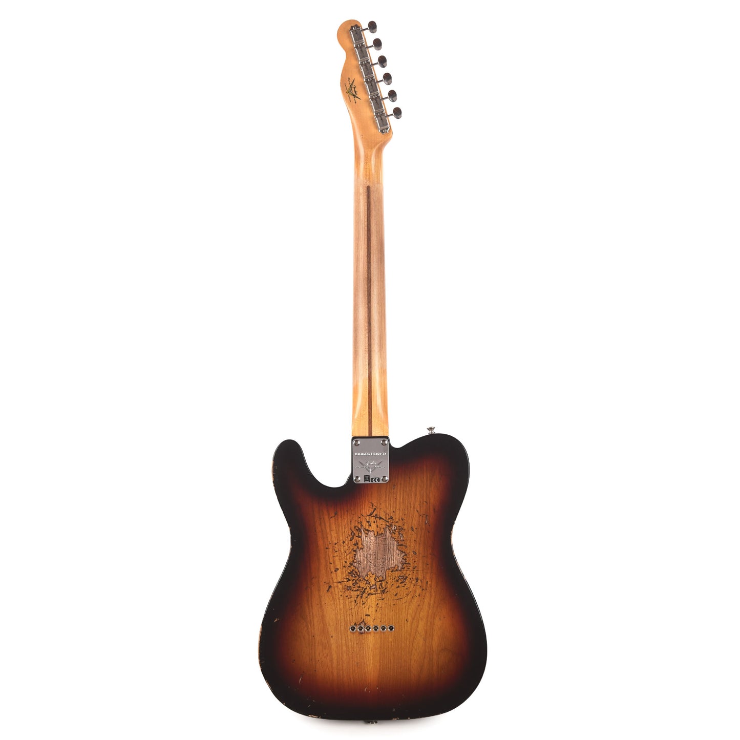 Fender Custom Shop Limited Edition '50s Thinline Telecaster Heavy Relic Antique Burst Electric Guitars