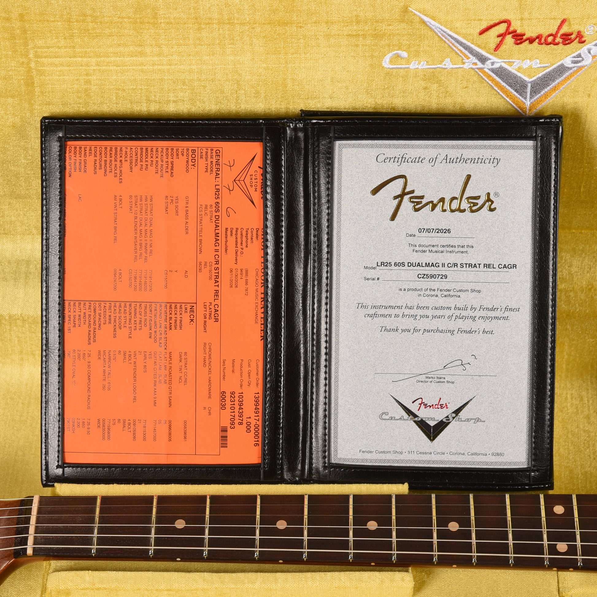 Fender Custom Shop Limited Edition '60s Dualmag II Compound Radius Stratocaster Relic Candy Apple Green Electric Guitars