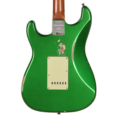 Fender Custom Shop Limited Edition '60s Dualmag II Compound Radius Stratocaster Relic Candy Apple Green Electric Guitars