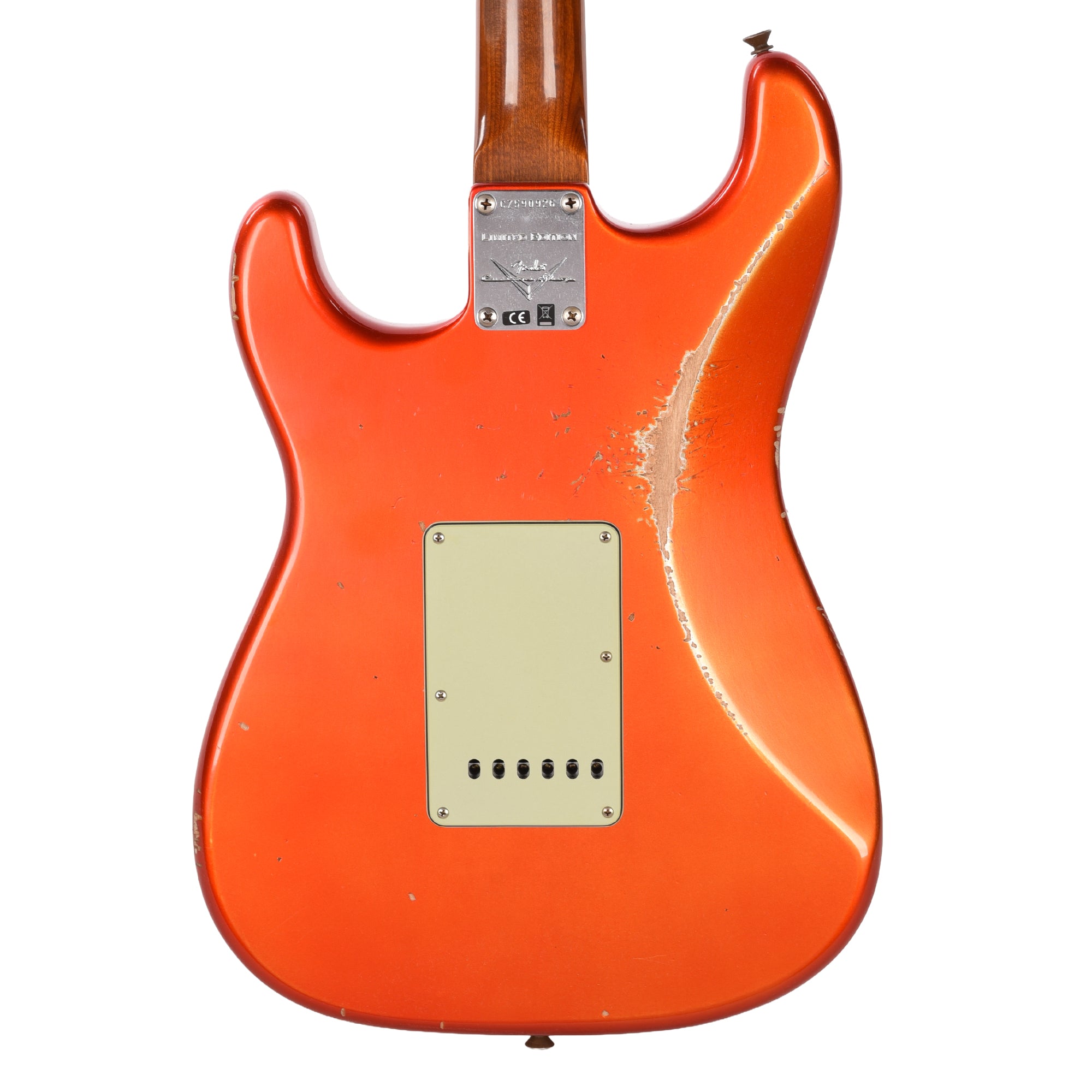 Fender Custom Shop Limited Edition '60s Dualmag II Compound Radius Stratocaster Relic Candy Tangerine Electric Guitars