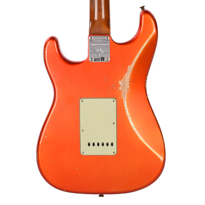 Fender Custom Shop Limited Edition '60s Dualmag II Compound Radius Stratocaster Relic Candy Tangerine Electric Guitars