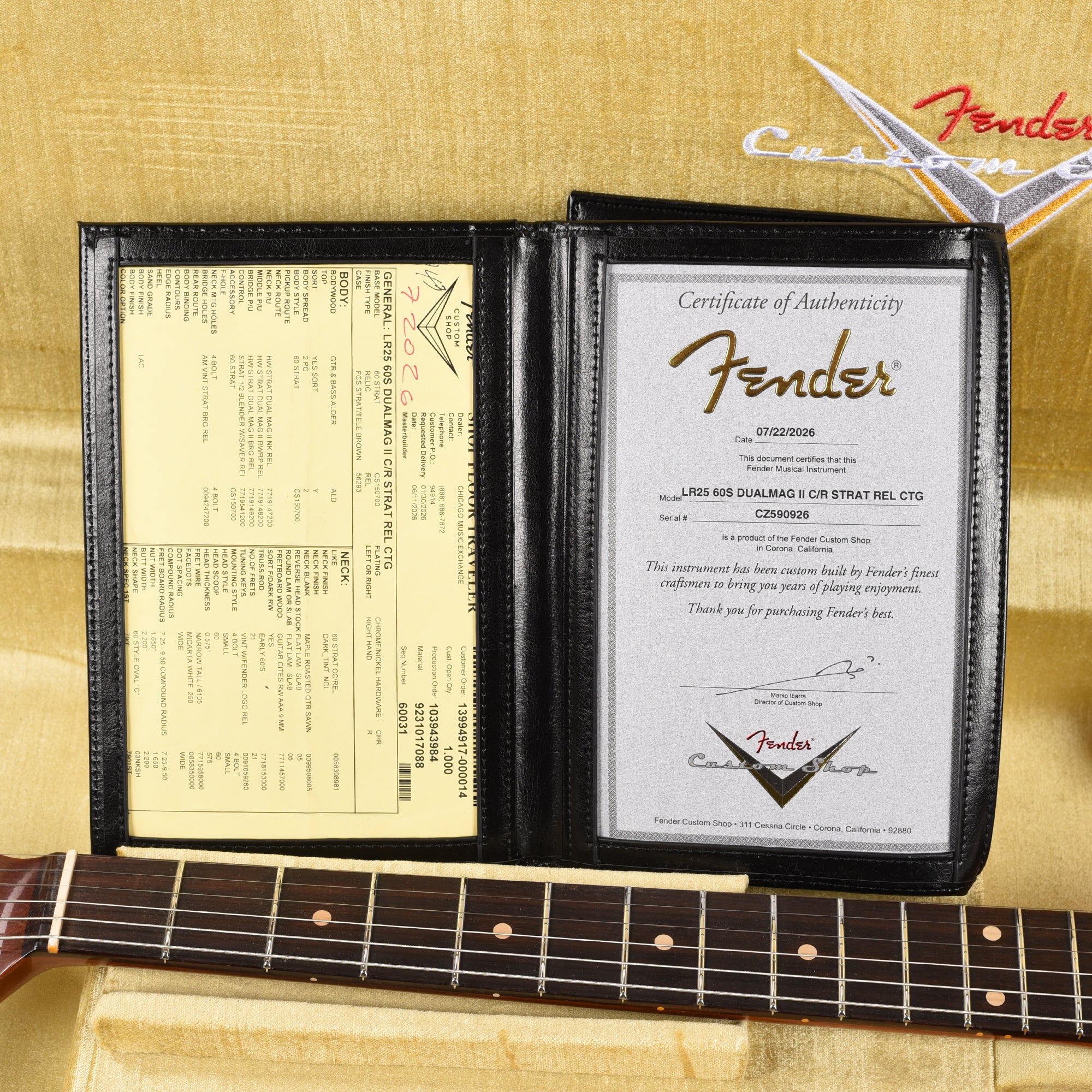 Fender Custom Shop Limited Edition '60s Dualmag II Compound Radius Stratocaster Relic Candy Tangerine Electric Guitars
