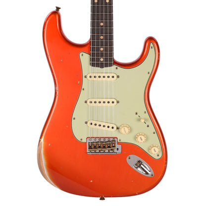 Fender Custom Shop Limited Edition '60s Dualmag II Compound Radius Stratocaster Relic Candy Tangerine Electric Guitars