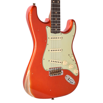 Fender Custom Shop Limited Edition '60s Dualmag II Compound Radius Stratocaster Relic Candy Tangerine Electric Guitars