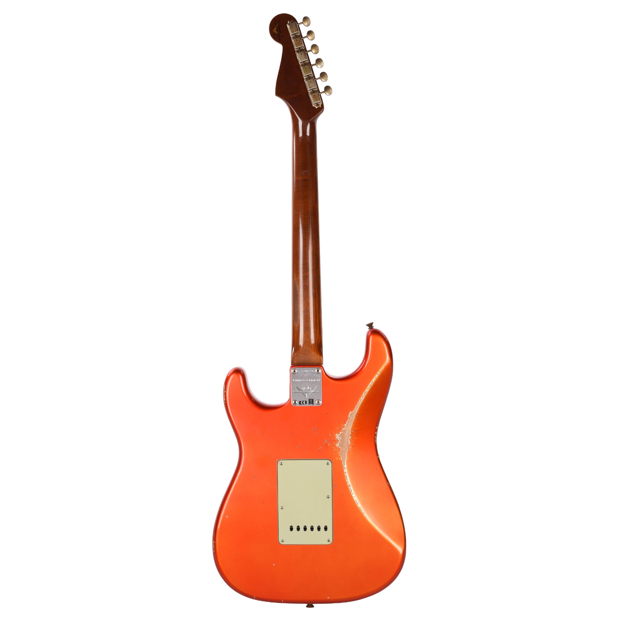Fender Custom Shop Limited Edition '60s Dualmag II Compound Radius Stratocaster Relic Candy Tangerine Electric Guitars