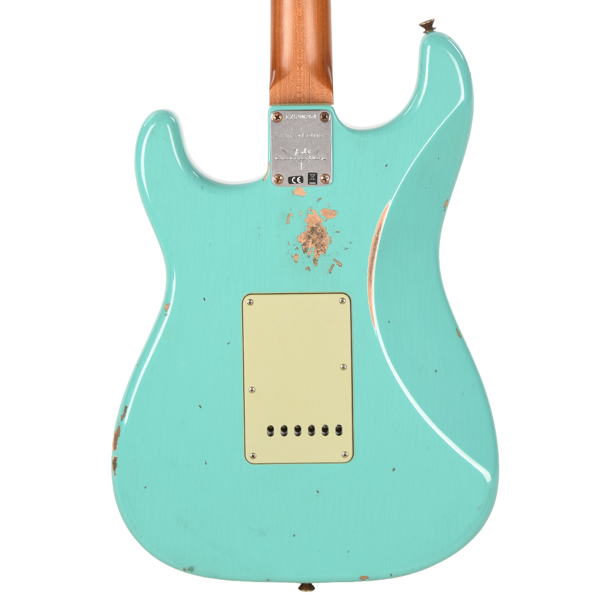 Fender Custom Shop Limited Edition '60s Dualmag II Compound Radius Stratocaster Relic Sea Foam Green Electric Guitars