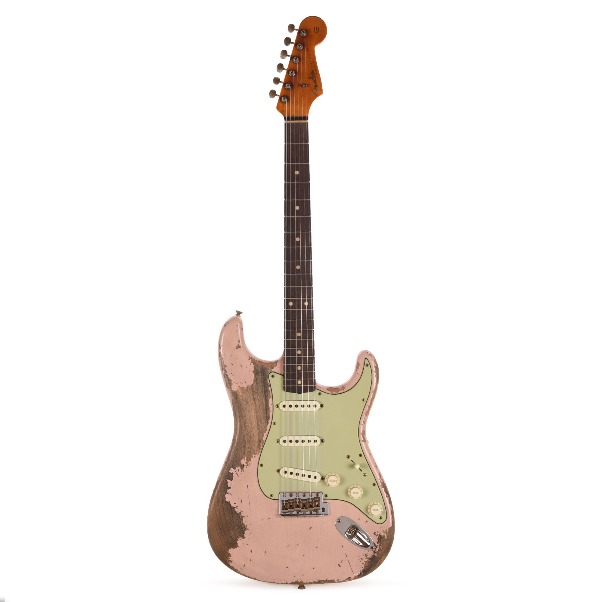 Fender Custom Shop Limited Edition 62/63 Stratocaster Super Heavy Relic Shell Pink Electric Guitars