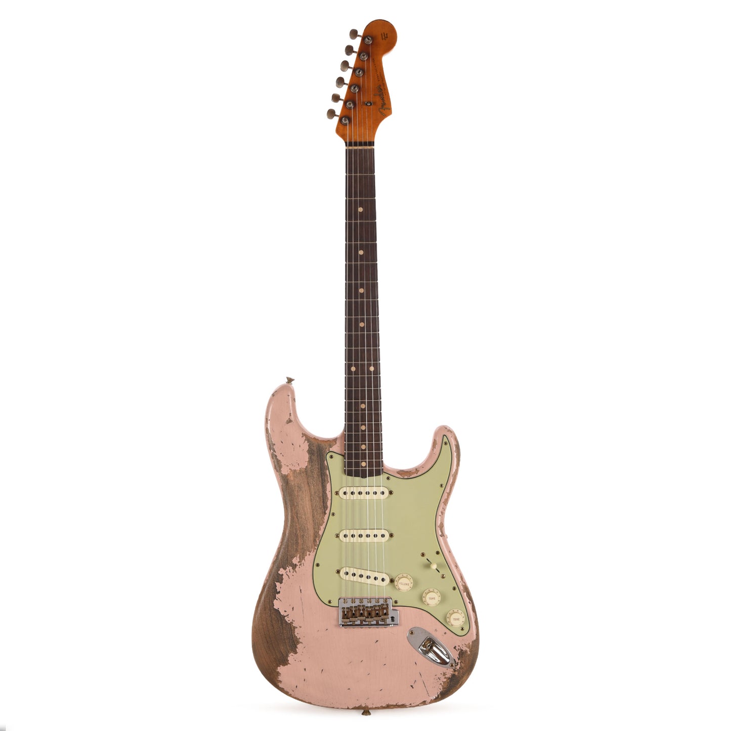 Fender Custom Shop Limited Edition 62/63 Stratocaster Super Heavy Relic Shell Pink Electric Guitars