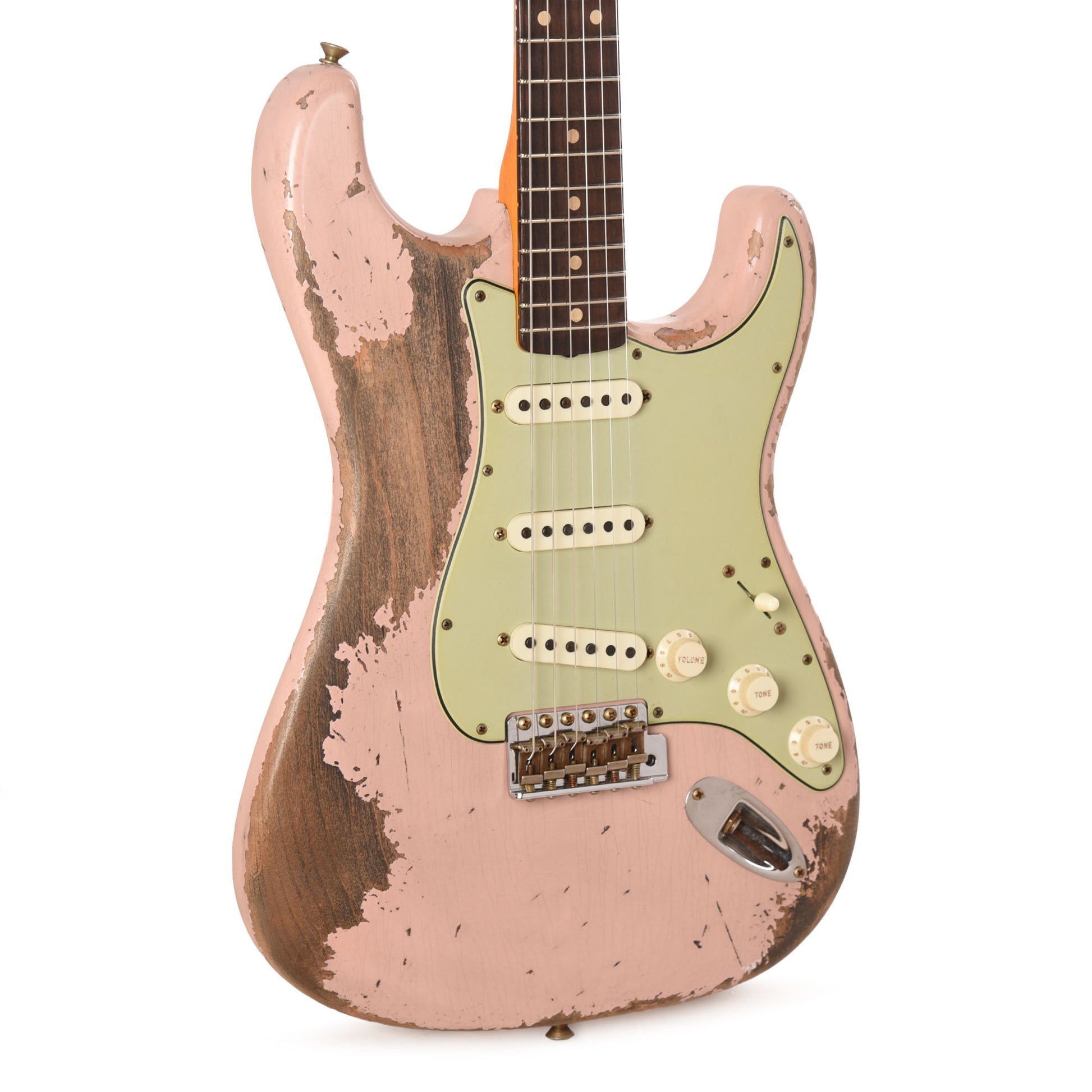 Fender Custom Shop Limited Edition 62/63 Stratocaster Super Heavy Relic Shell Pink Electric Guitars