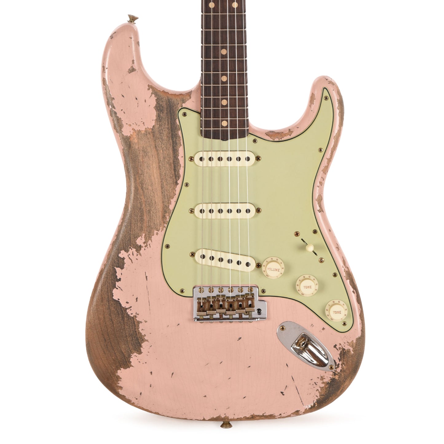 Fender Custom Shop Limited Edition 62/63 Stratocaster Super Heavy Relic Shell Pink Electric Guitars