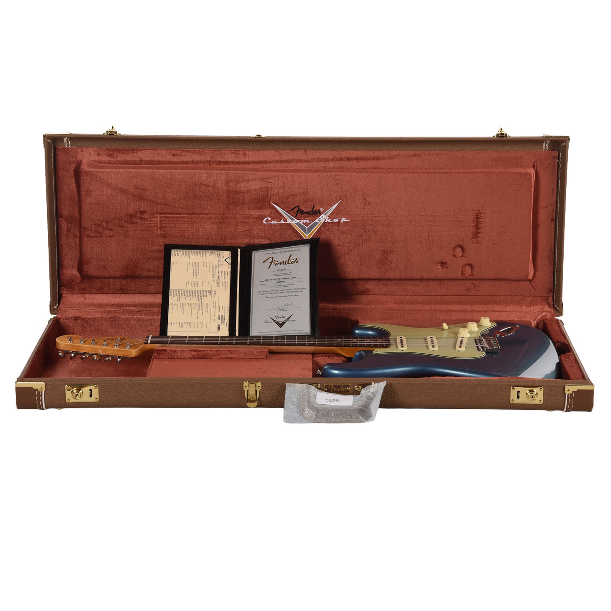 Fender Custom Shop Limited Edition '63 Stratocaster Journeyman Relic Aged Lake Placed Blue Electric Guitars
