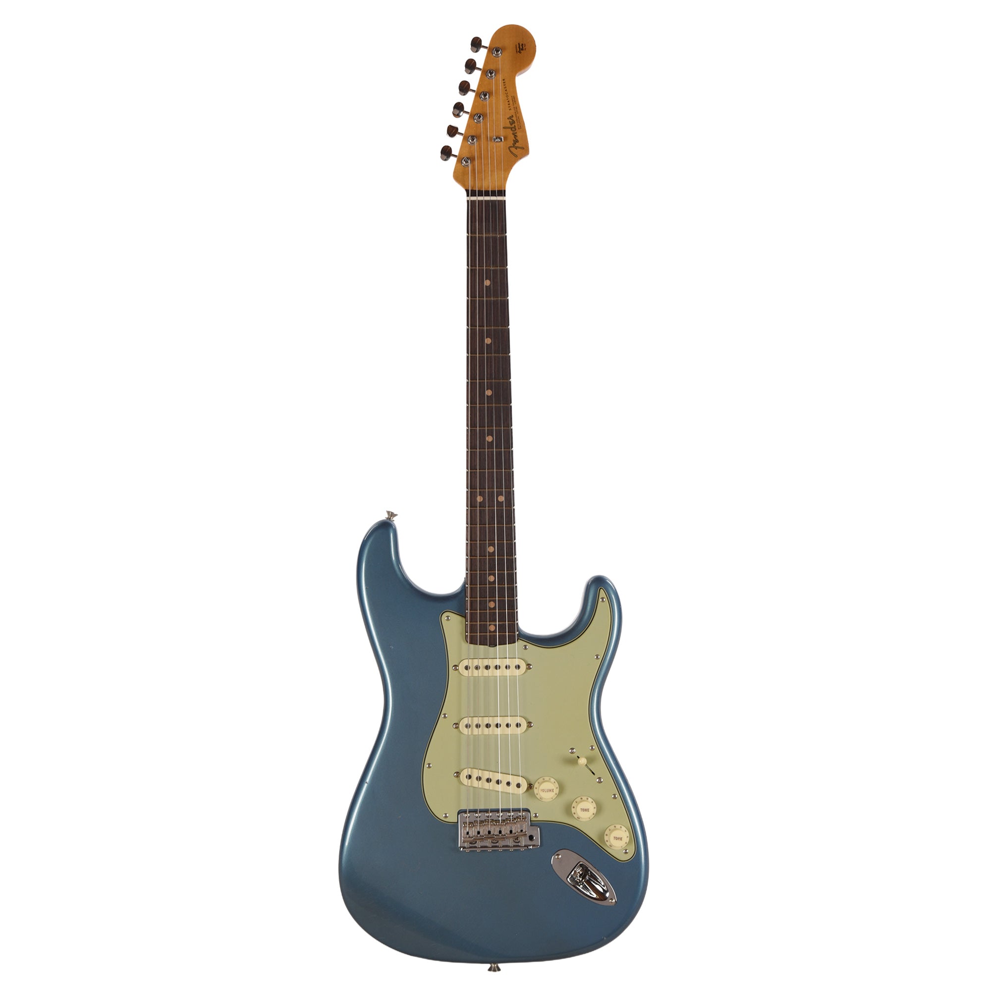 Fender Custom Shop Limited Edition '63 Stratocaster Journeyman Relic Aged Lake Placed Blue Electric Guitars