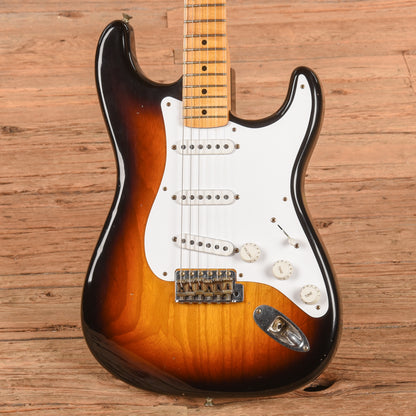 Fender Custom Shop Limited Edition 70th Anniversary '54 Stratocaster Reissue Journeyman Relic Sunburst 2024 Electric Guitars