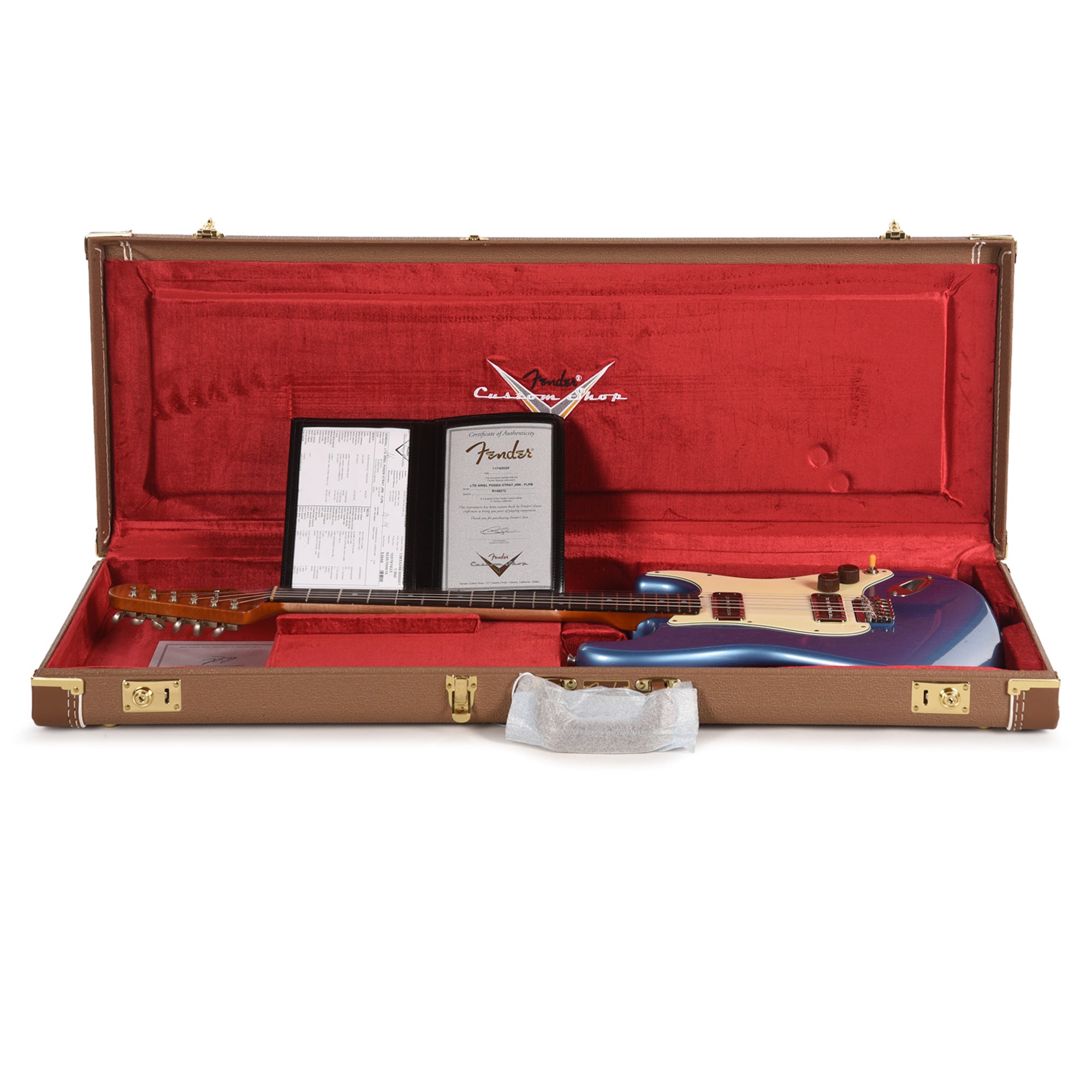 Fender Custom Shop Limited Edition Ariel Posen Stratocaster Relic Faded Lake Placid Blue Electric Guitars