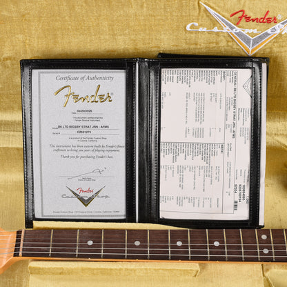 Fender Custom Shop Limited Edition Bigsby Stratocaster Journeyman Relic Aged Firemist Silver Electric Guitars