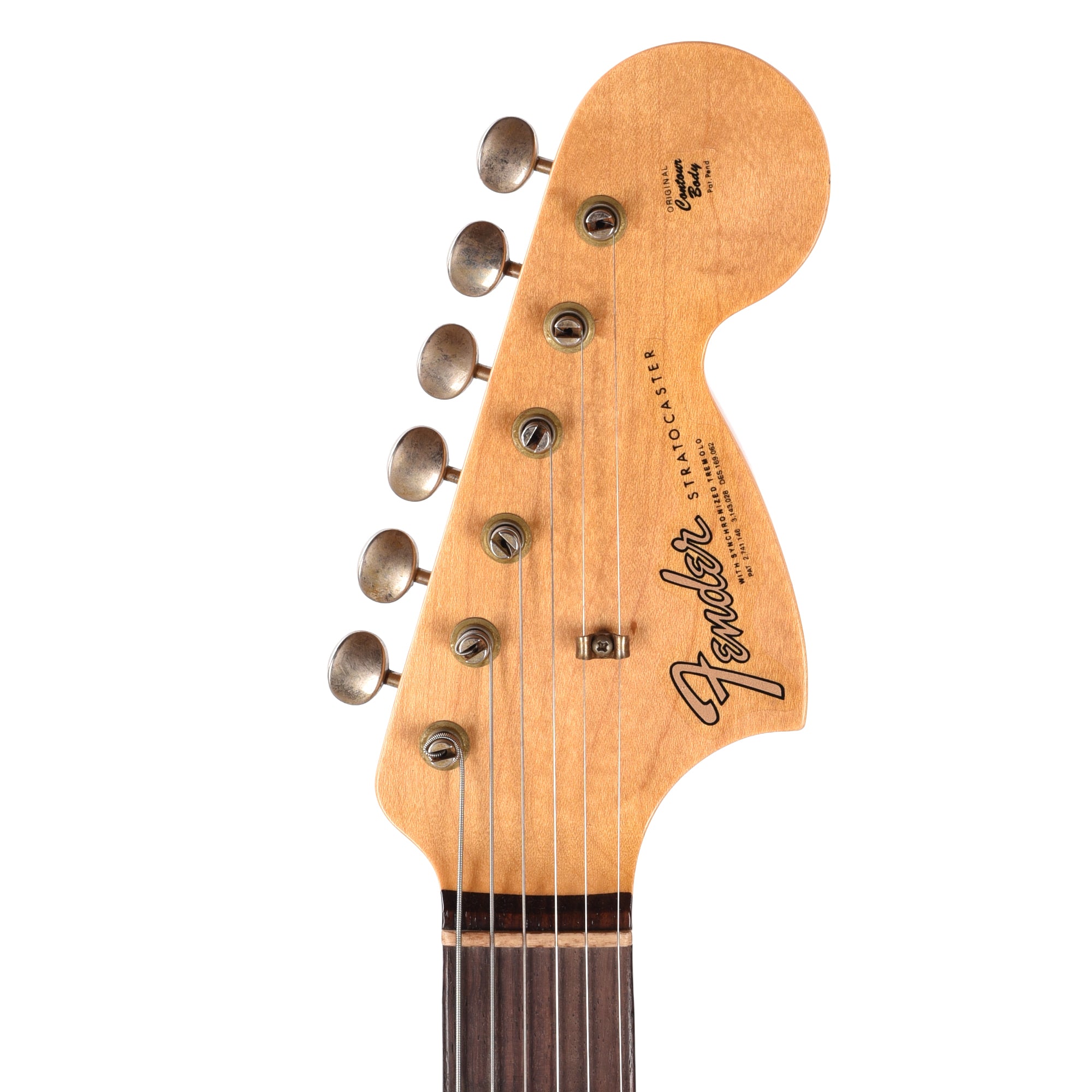 Fender Custom Shop Limited Edition Bigsby Stratocaster Journeyman Relic Aged Firemist Silver Electric Guitars