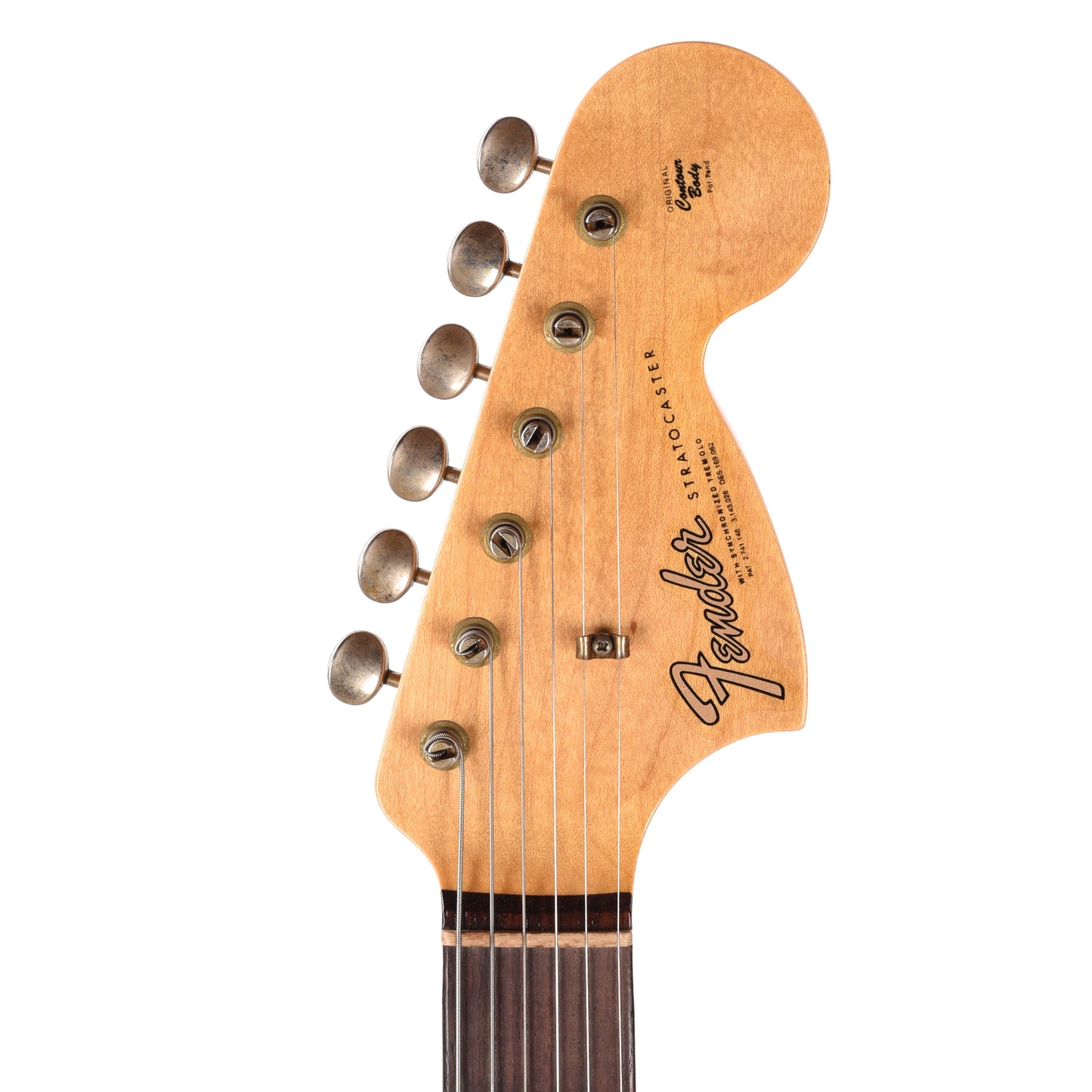 Fender Custom Shop Limited Edition Bigsby Stratocaster Journeyman Relic Aged Firemist Silver Electric Guitars