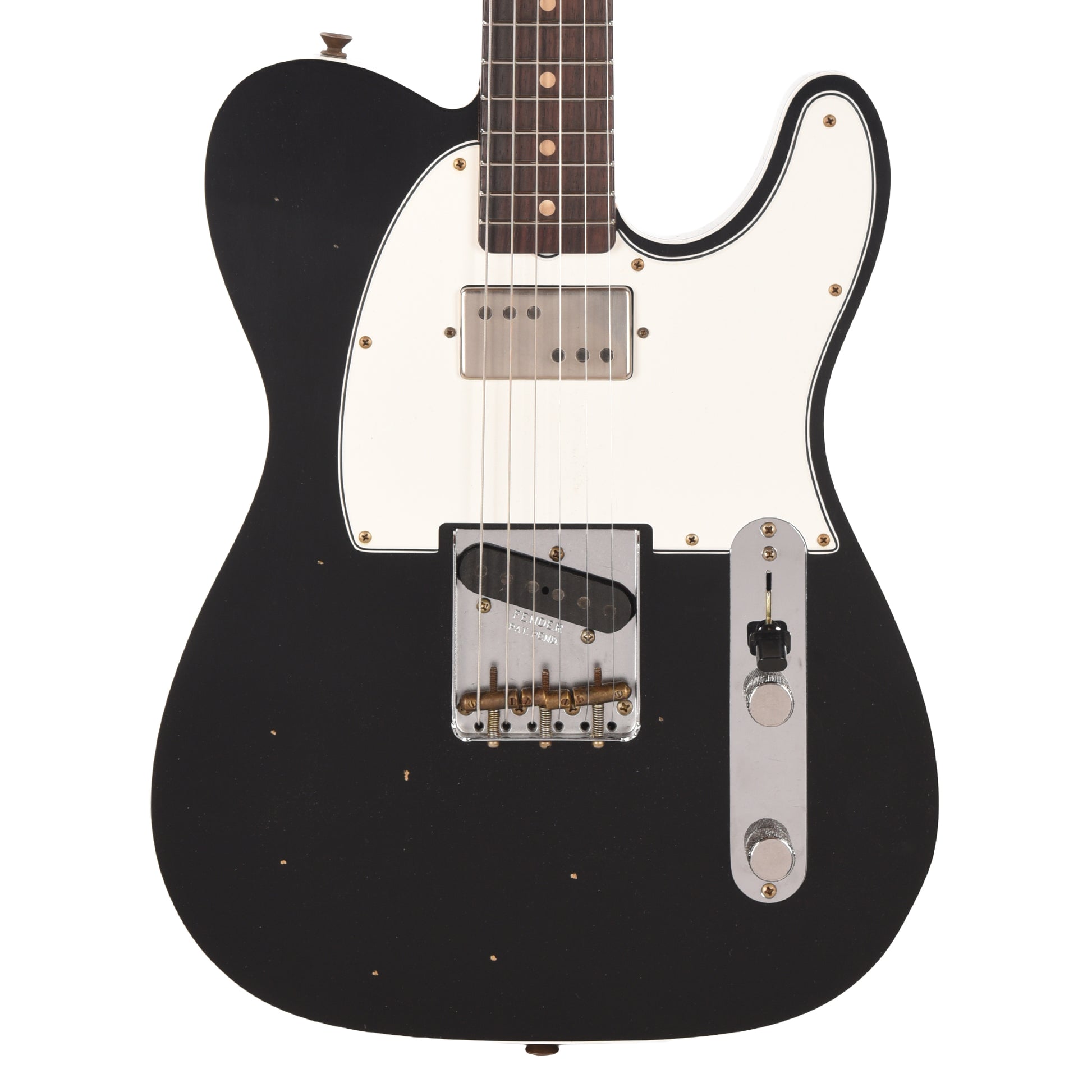 Fender Custom Shop Limited Edition Brian Fallon '59 Telecaster Custom Journeyman Relic Black w/Righteous Sound "Fourth Man" Pickups Electric Guitars