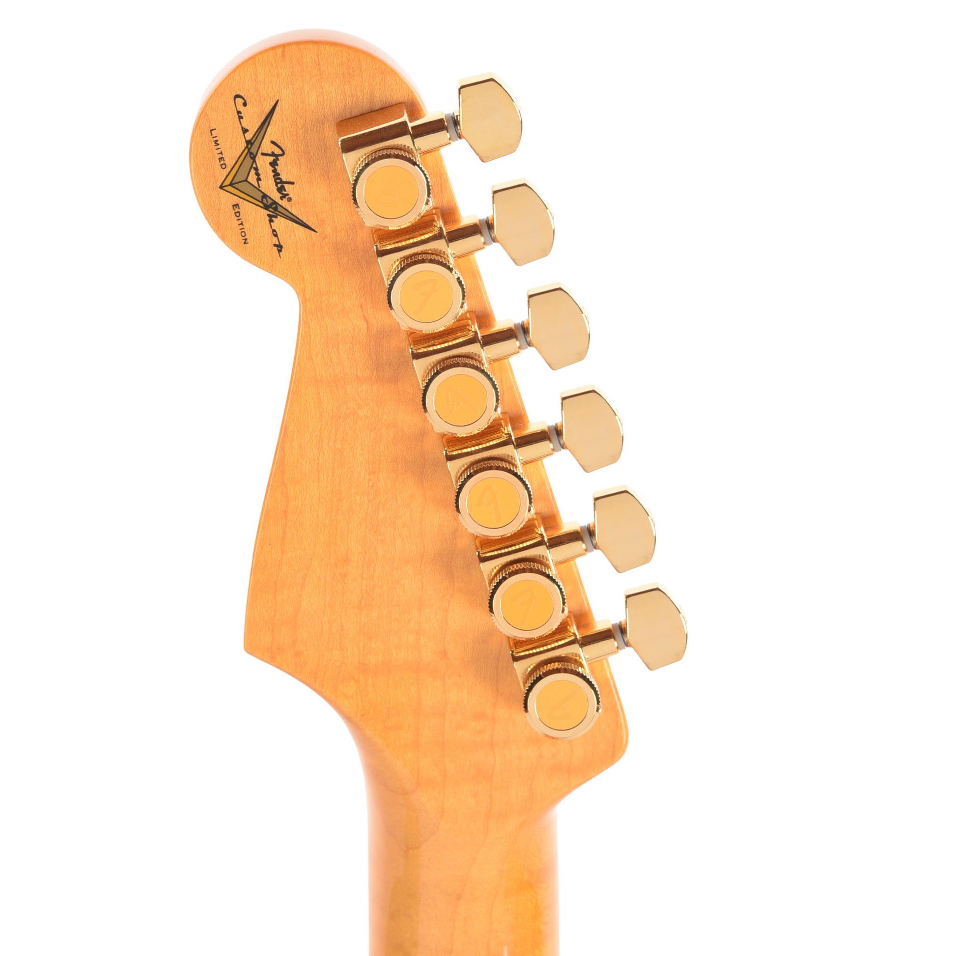 Fender Custom Shop Limited Edition Custom Deluxe AAA Flame Stratocaster NOS Emerald Green Transparent w/Gold Hardware Electric Guitars