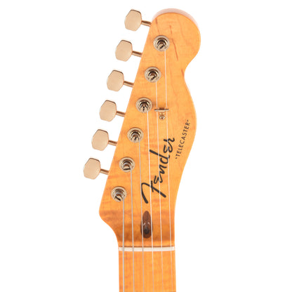 Fender Custom Shop Limited Edition Custom Deluxe AAA Flame Telecaster NOS Emerald Green Transparent w/Gold Hardware Electric Guitars