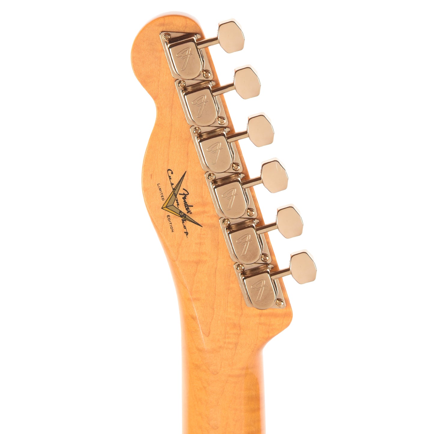 Fender Custom Shop Limited Edition Custom Deluxe AAA Flame Telecaster NOS Emerald Green Transparent w/Gold Hardware Electric Guitars