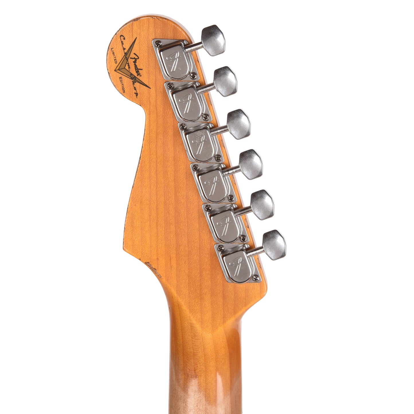 Fender Custom Shop Limited Edition Custom Deluxe HB S-1 Stratocaster Heavy Relic Aged Vintage White over 3-Tone Sunburst w/Closet Classic Hardware Electric Guitars