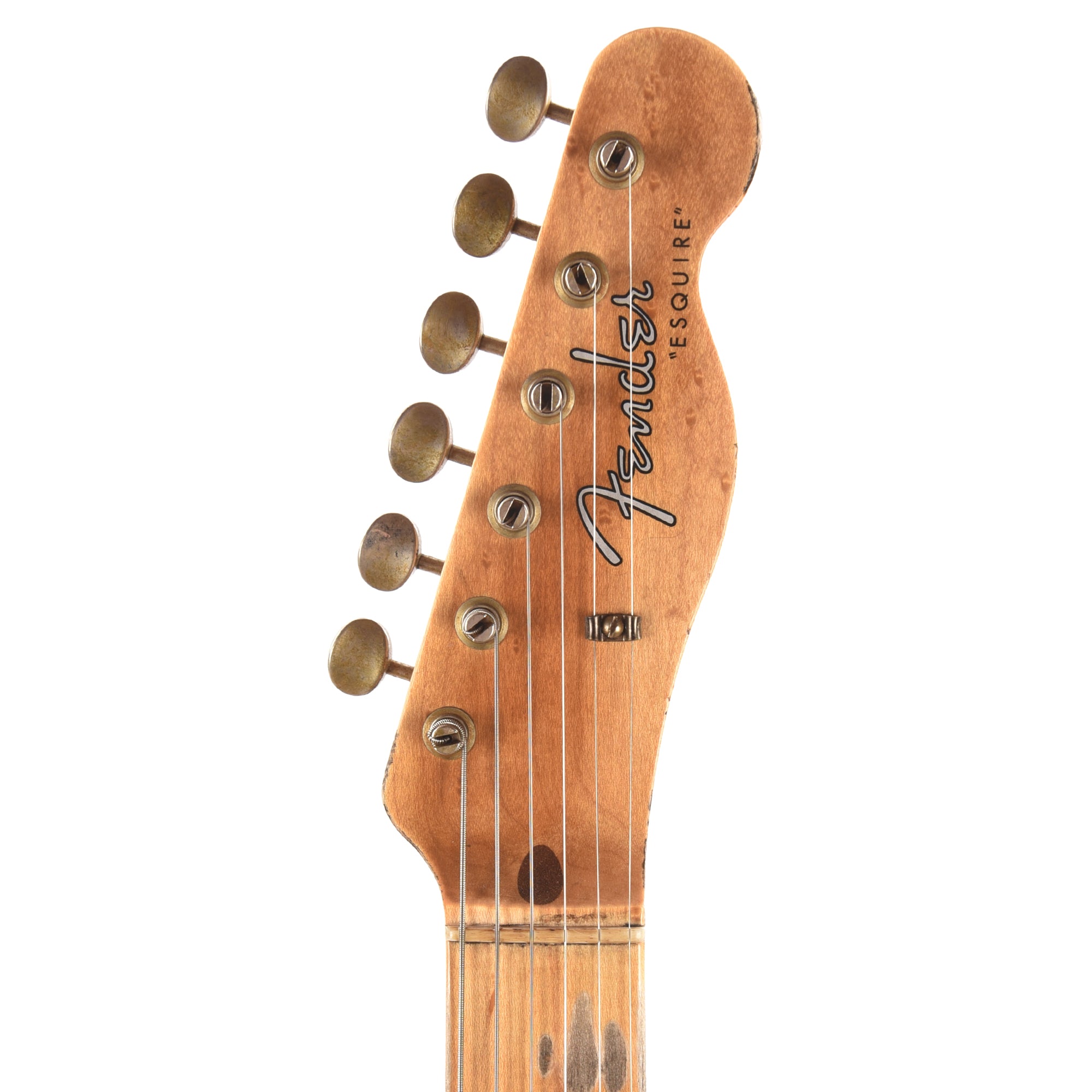 Fender Custom Shop Limited Edition Red Hot Esquire Relic 1-Piece Birdseye Maple Neck Super Faded Aged Candy Apple Red Electric Guitars