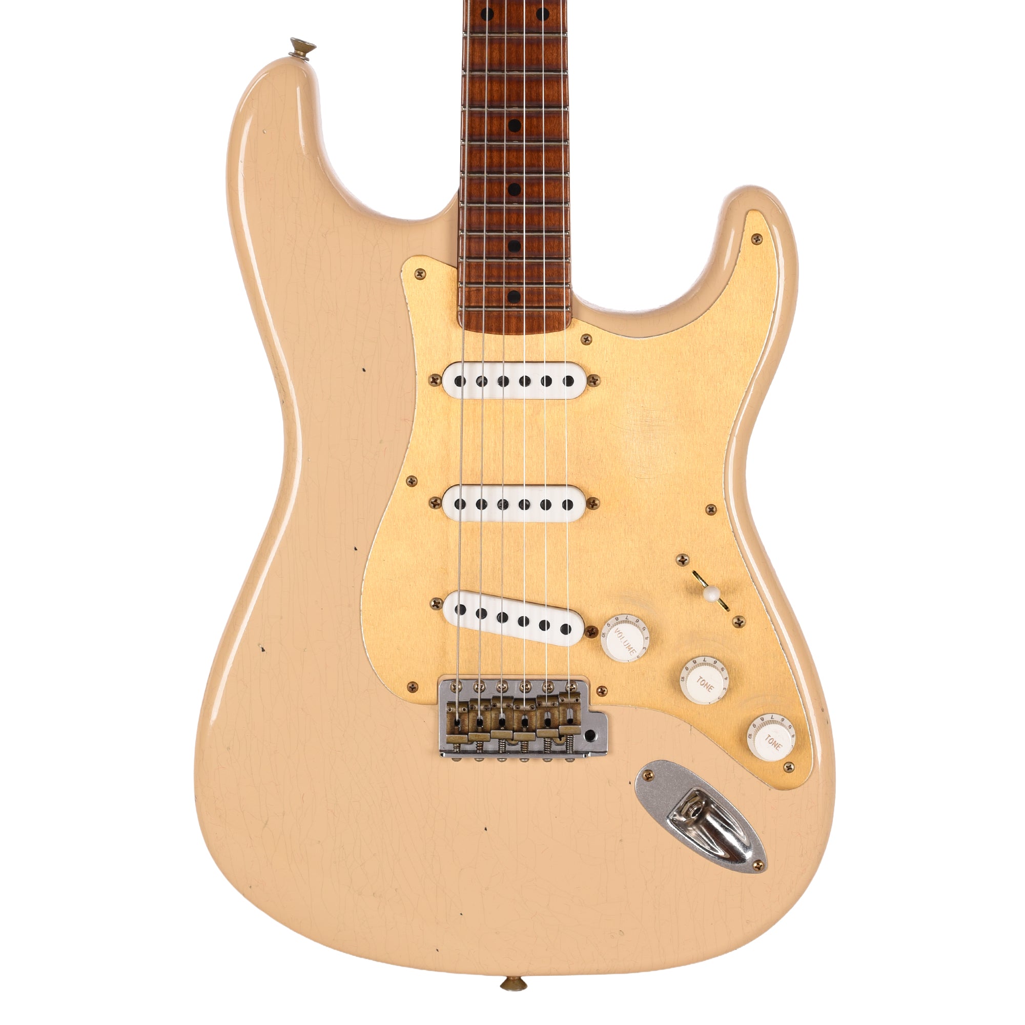 Fender Custom Shop Limited Edition Roasted '54 Stratocaster Journeyman Relic Aged Desert Sand Electric Guitars