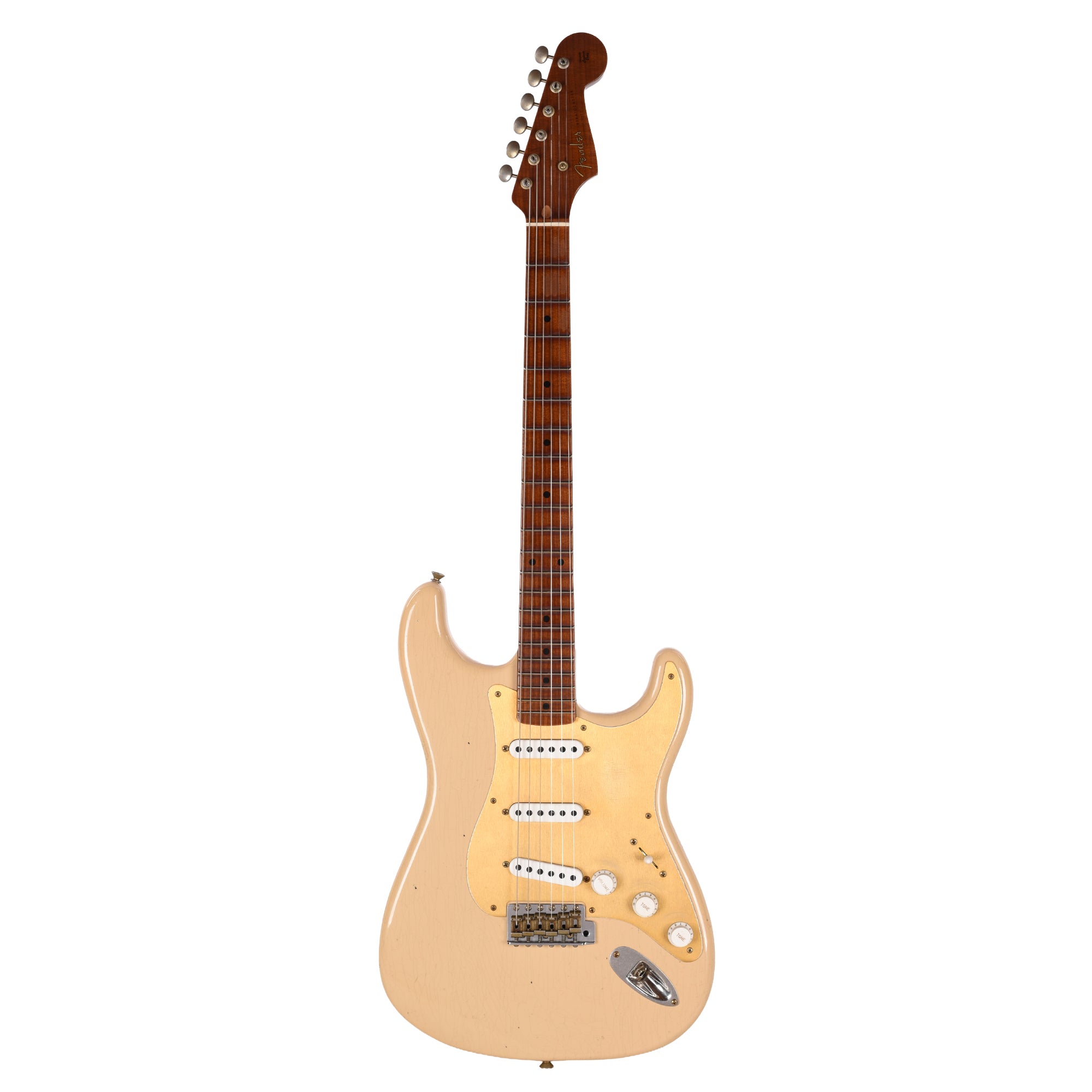 Fender Custom Shop Limited Edition Roasted '54 Stratocaster Journeyman Relic Aged Desert Sand Electric Guitars