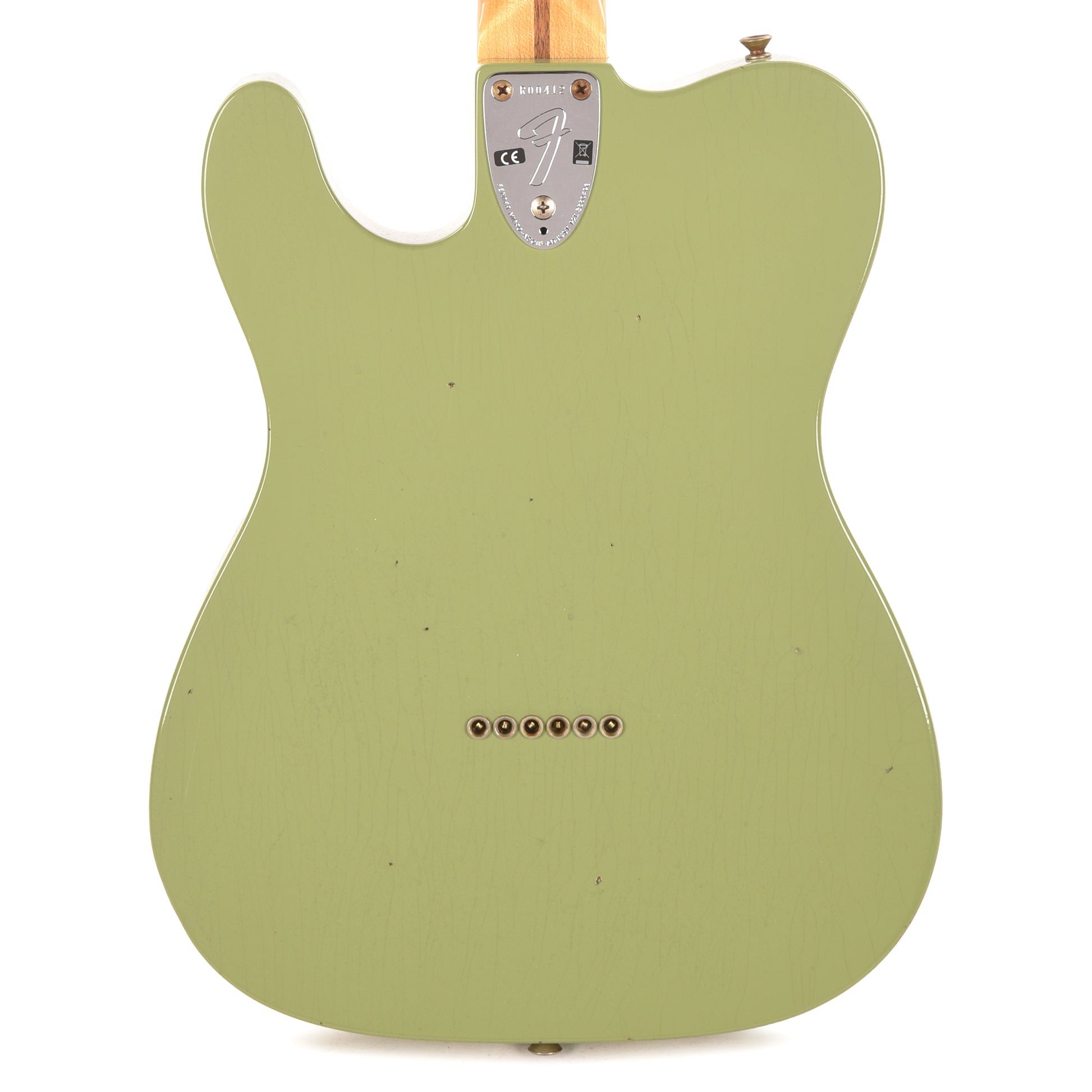 Fender Custom Shop Limited Edition Telecaster Custom Faded Aged Sweet Pea Green Journeyman Relic w/CuNiFe Humbucker Electric Guitars