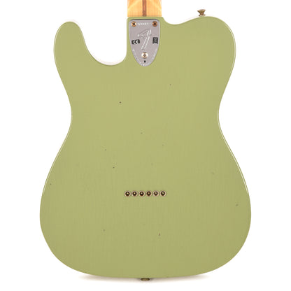 Fender Custom Shop Limited Edition Telecaster Custom Faded Aged Sweet Pea Green Journeyman Relic w/CuNiFe Humbucker Electric Guitars