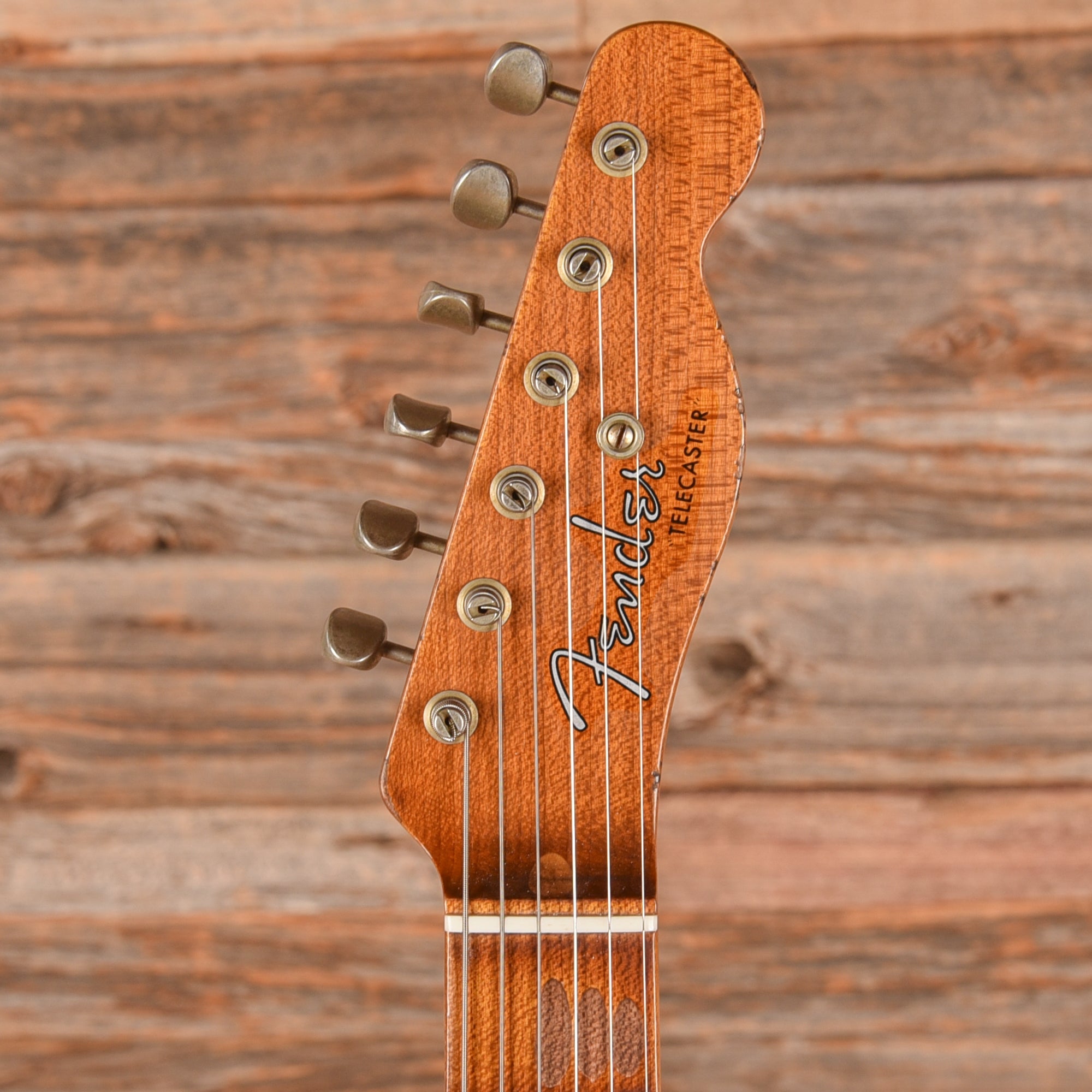 Fender Custom Shop Limited Roasted Reverse '50s Telecaster Heavy Relic Ebony Transparent 2025 Electric Guitars