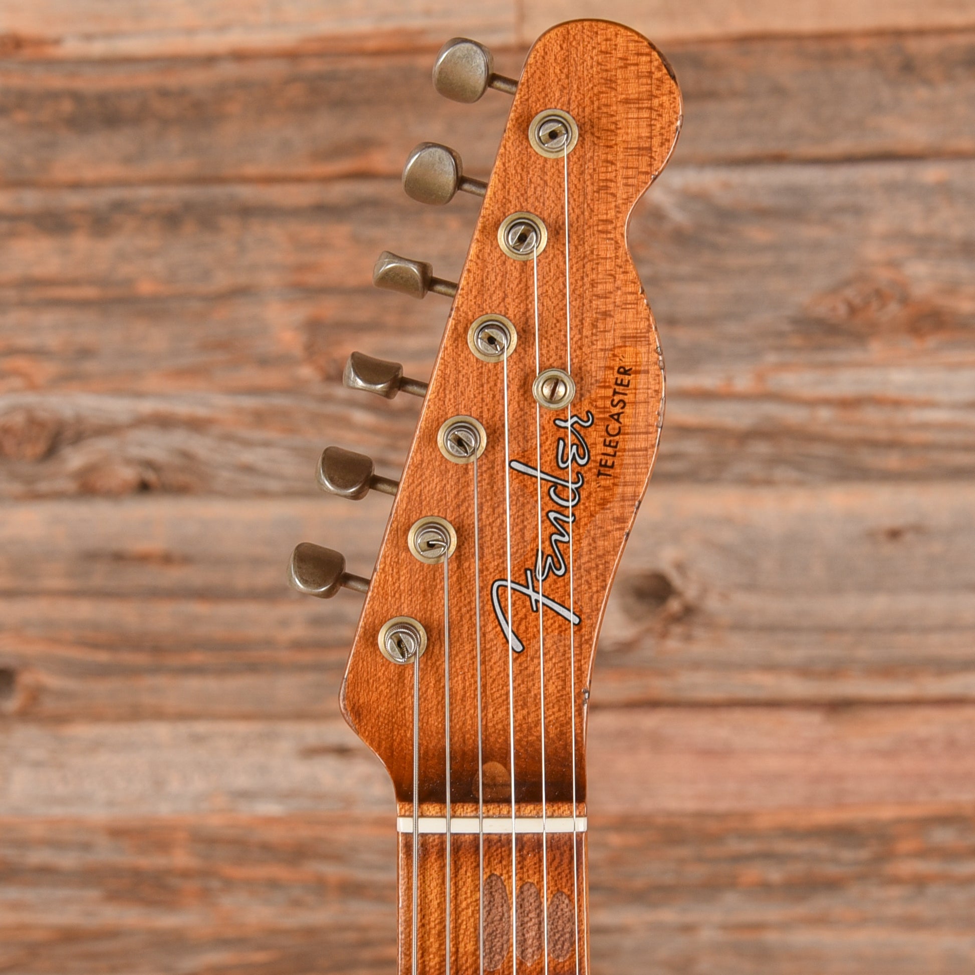 Fender Custom Shop Limited Roasted Reverse '50s Telecaster Heavy Relic Ebony Transparent 2025 Electric Guitars