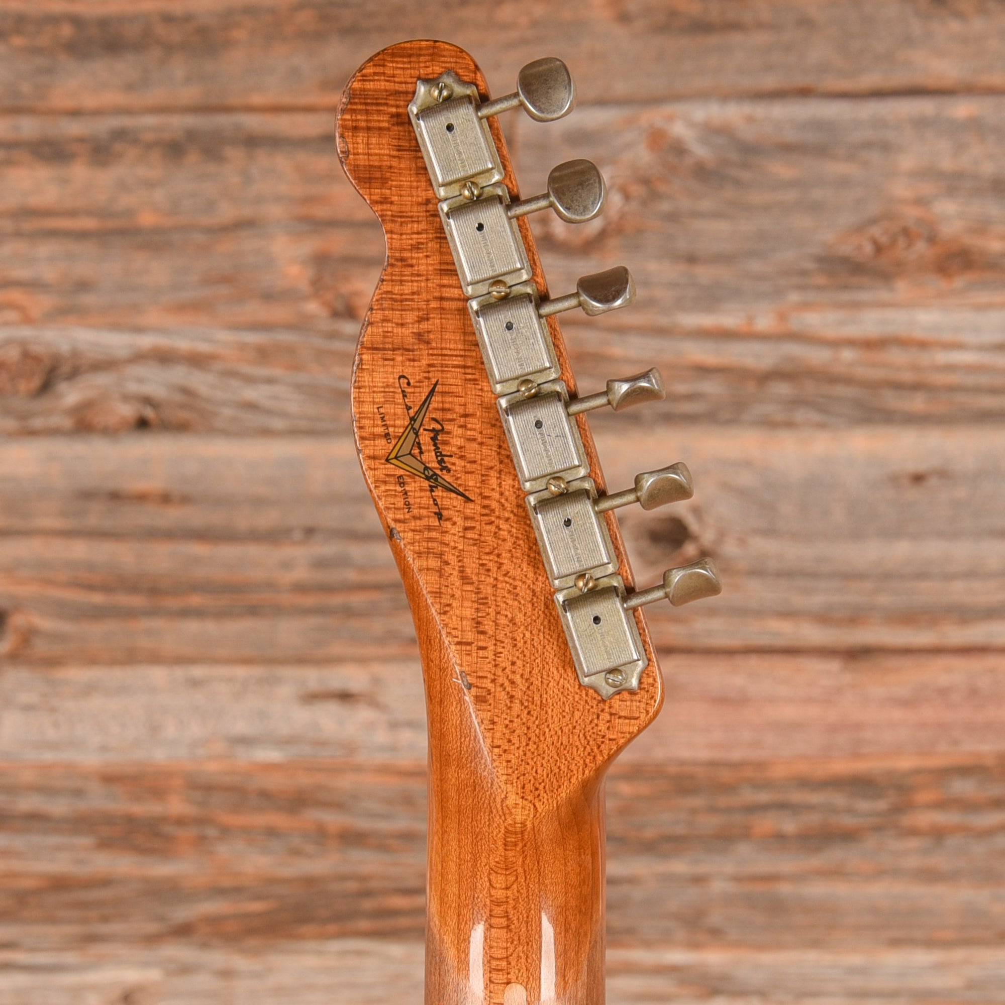 Fender Custom Shop Limited Roasted Reverse '50s Telecaster Heavy Relic Ebony Transparent 2025 Electric Guitars