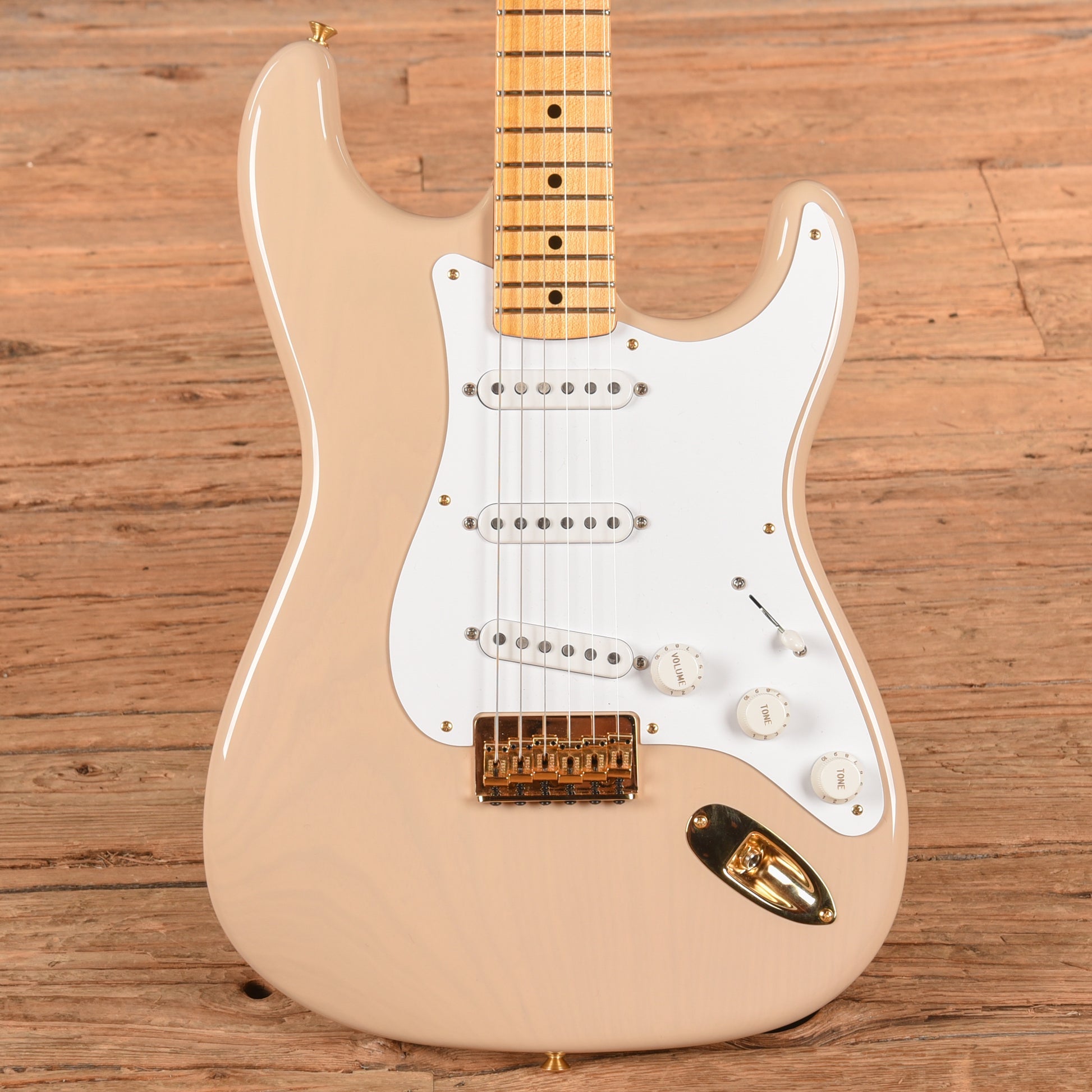 Fender Custom Shop LTD '54 Stratocaster Hardtail Reissue NOS Dirty White Blonde 2024 Electric Guitars