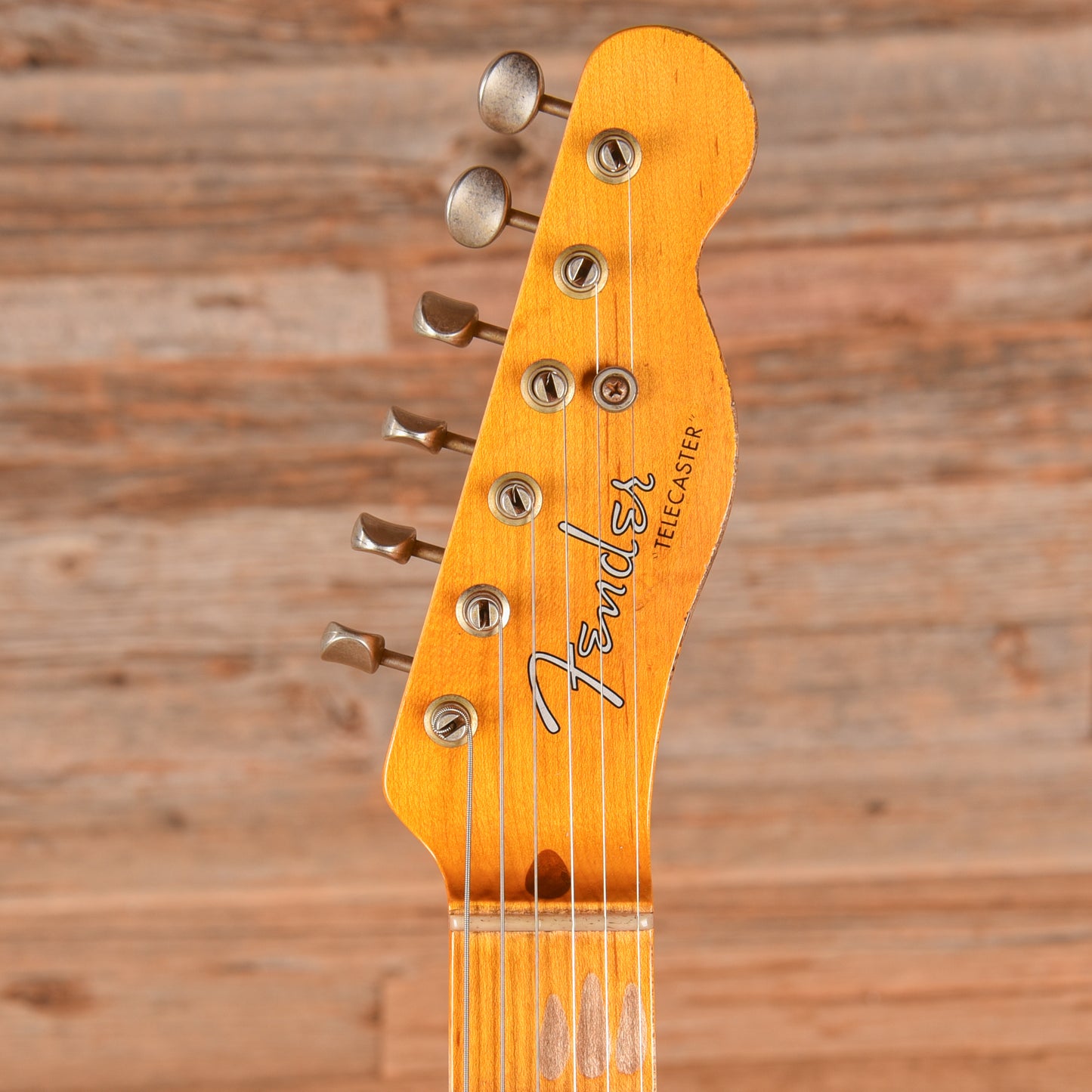 Fender Custom Shop LTD CuNiFe Blackguard Telecaster Heavy Relic Butterscotch Blonde Electric Guitars