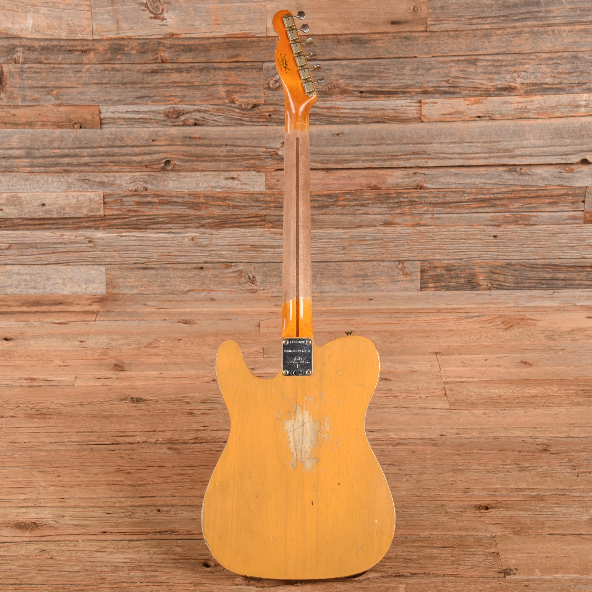 Fender Custom Shop LTD CuNiFe Blackguard Telecaster Heavy Relic Butterscotch Blonde Electric Guitars