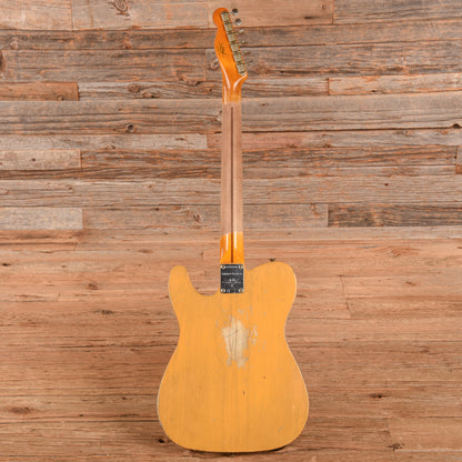 Fender Custom Shop LTD CuNiFe Blackguard Telecaster Heavy Relic Butterscotch Blonde Electric Guitars