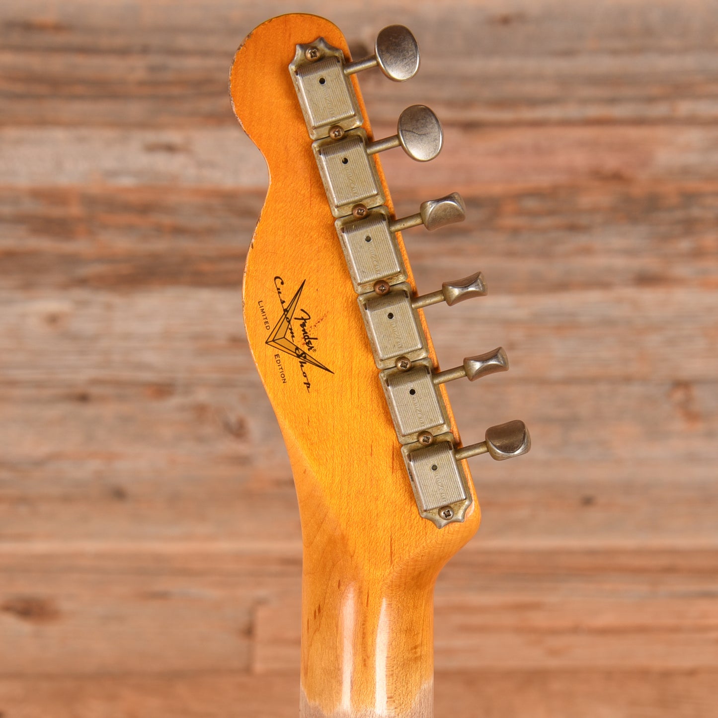 Fender Custom Shop LTD CuNiFe Blackguard Telecaster Heavy Relic Butterscotch Blonde Electric Guitars