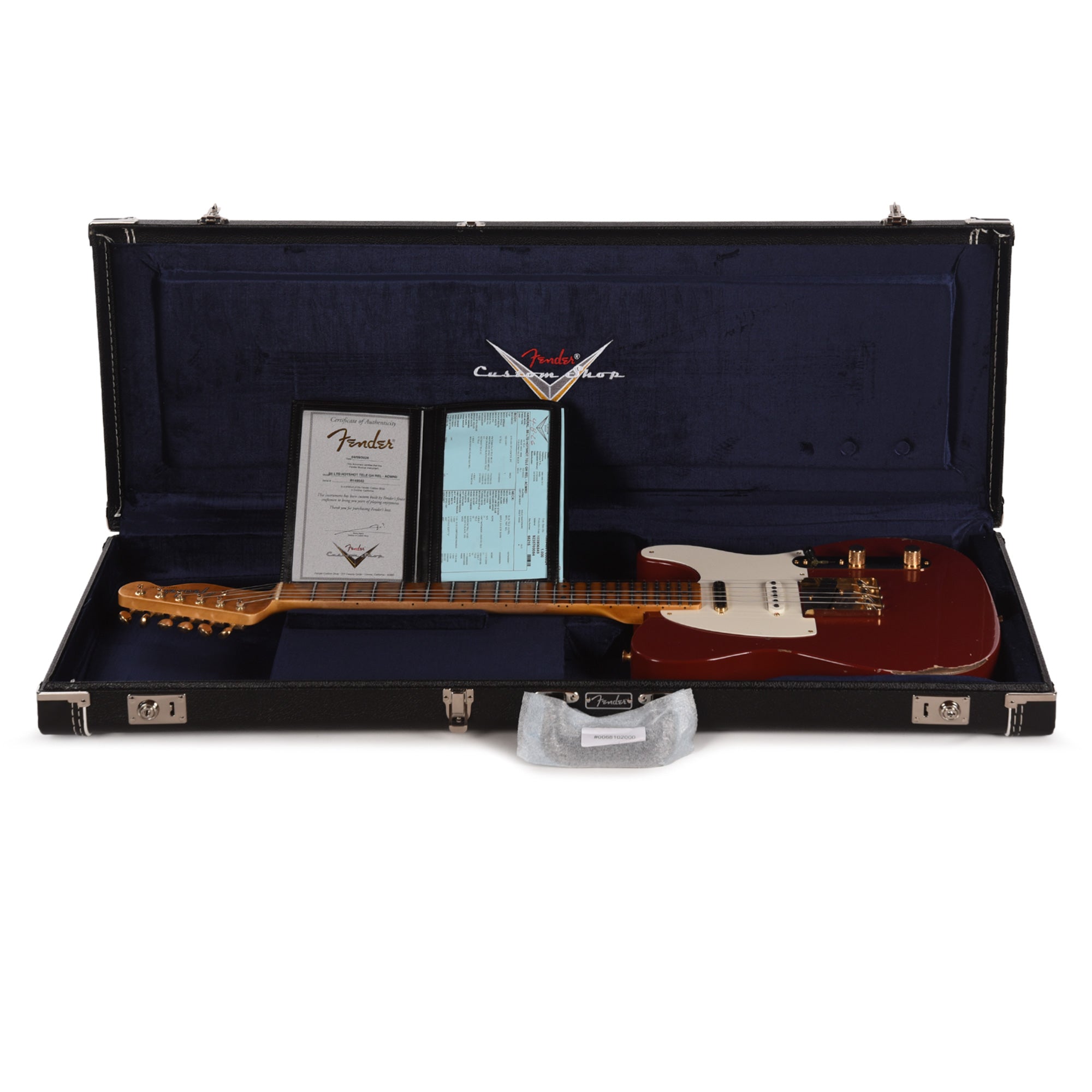 Fender Custom Shop LTD Hotshot Telecaster Relic Aged Cimmaron Red Electric Guitars